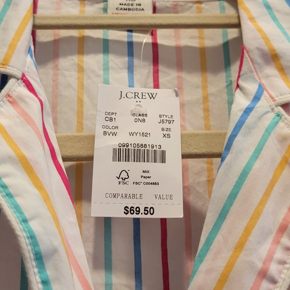 NWT - J.Crew PJ shorts set